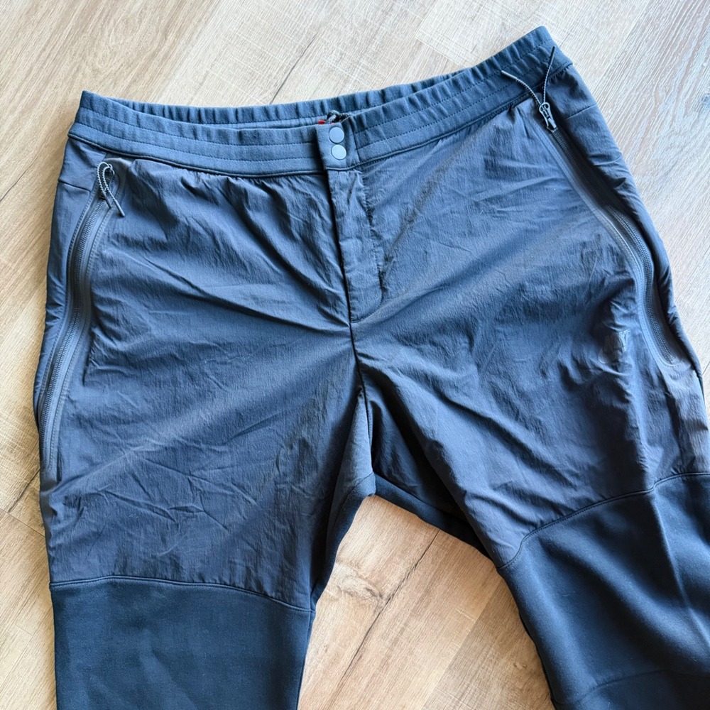 Nike Tech Pack Hybrid Joggers Mens XXL Black Tapered Tech Knit Pants Mixed Media